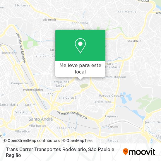 Trans Carrer Transportes Rodoviario mapa