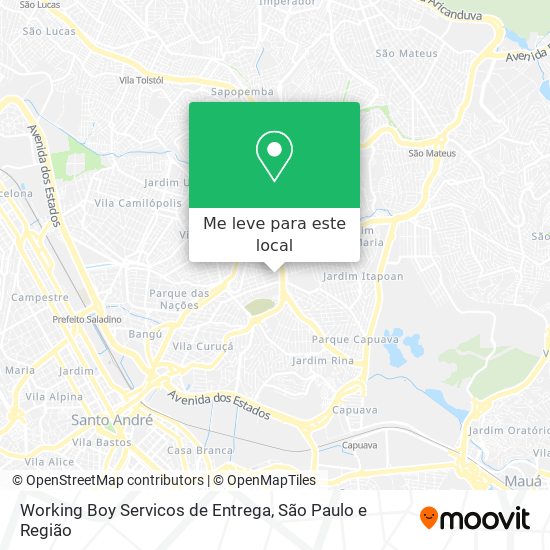 Working Boy Servicos de Entrega mapa