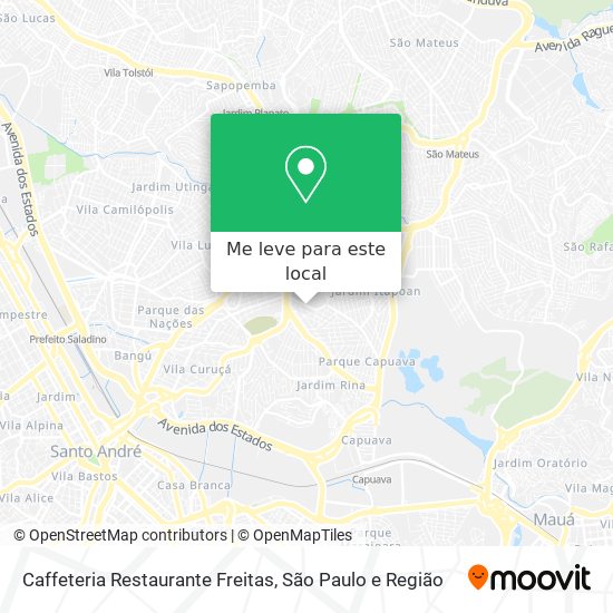 Caffeteria Restaurante Freitas mapa