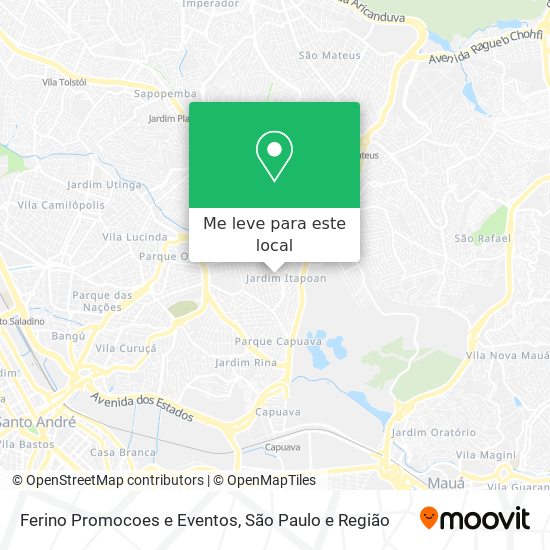 Ferino Promocoes e Eventos mapa