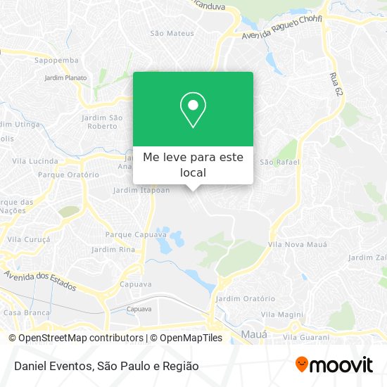 Daniel Eventos mapa