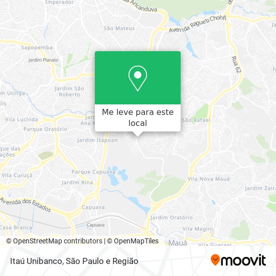 Itaú Unibanco mapa
