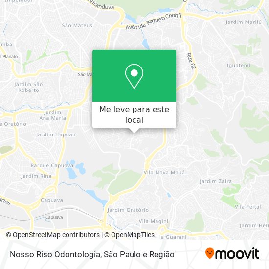Nosso Riso Odontologia mapa