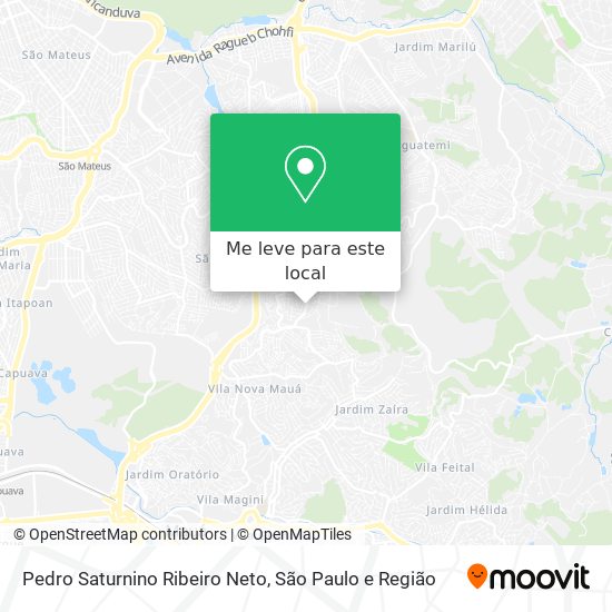 Pedro Saturnino Ribeiro Neto mapa
