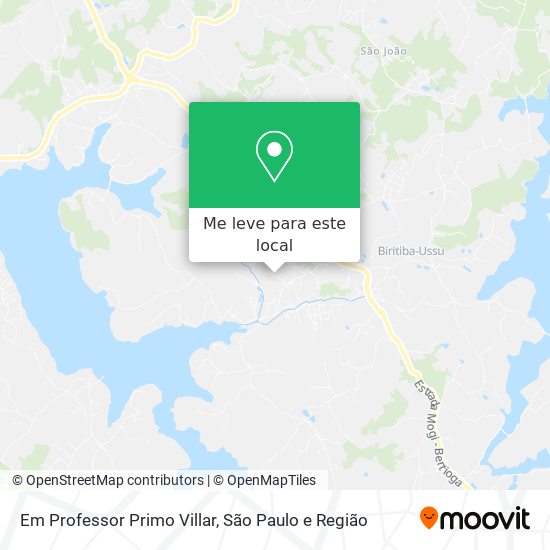 Em Professor Primo Villar mapa