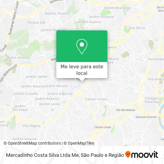 Mercadinho Costa Silva Ltda Me mapa