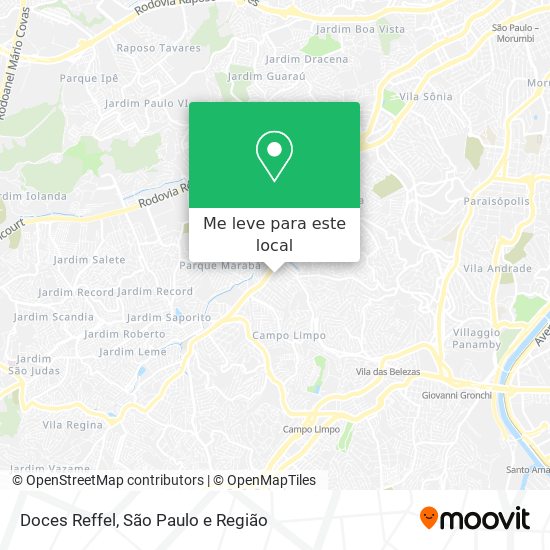 Doces Reffel mapa