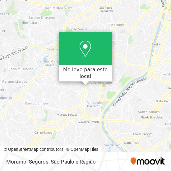 Morumbi Seguros mapa