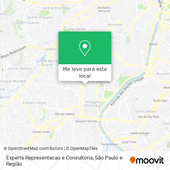 Experts Representacao e Consultoria mapa