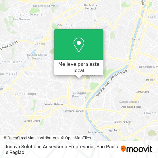 Innova Solutions Assessoria Empresarial mapa