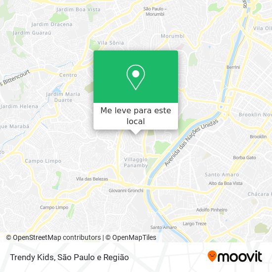 Trendy Kids mapa
