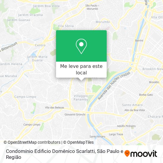 Condomínio Edificio Domênico Scarlatti mapa