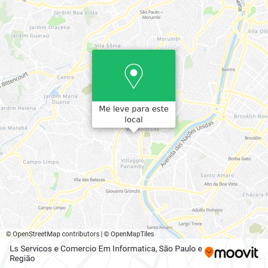 Ls Servicos e Comercio Em Informatica mapa