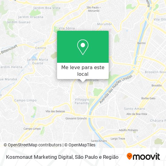 Kosmonaut Marketing Digital mapa