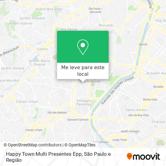 Happy Town Multi Presentes Epp mapa