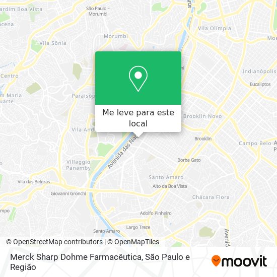 Merck Sharp Dohme Farmacêutica mapa