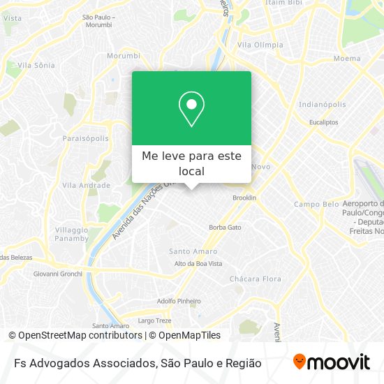 Fs Advogados Associados mapa