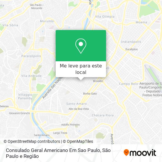 Consulado Geral Americano Em Sao Paulo mapa