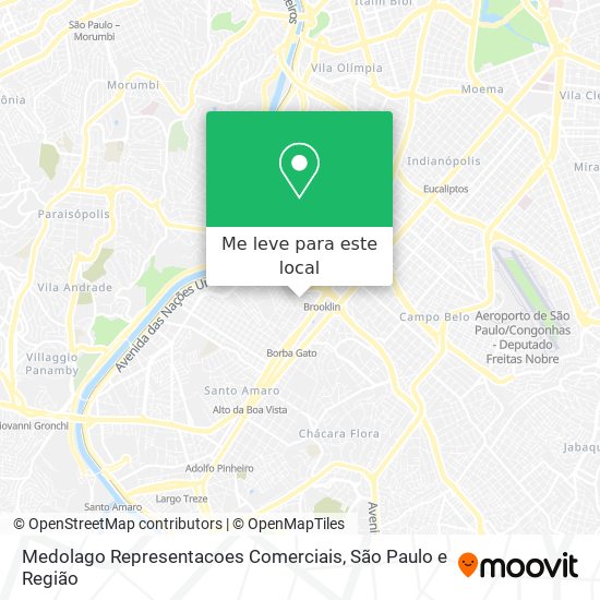 Medolago Representacoes Comerciais mapa