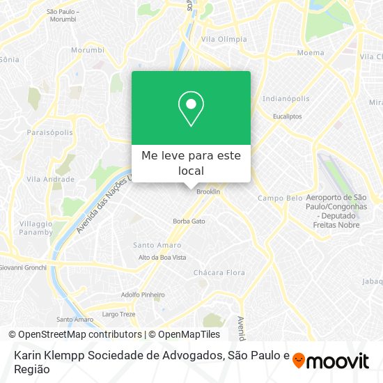 Karin Klempp Sociedade de Advogados mapa