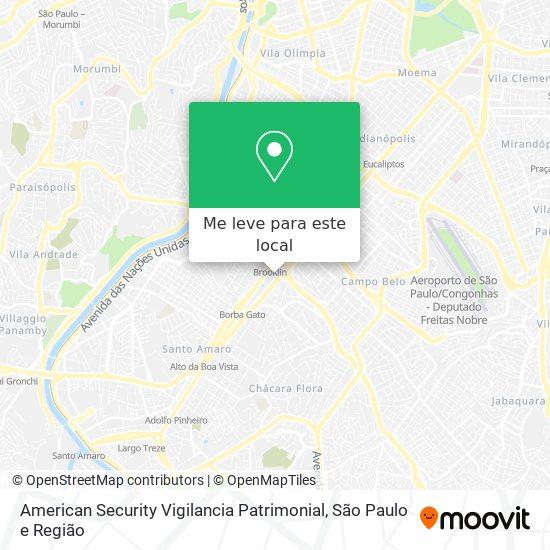 American Security Vigilancia Patrimonial mapa