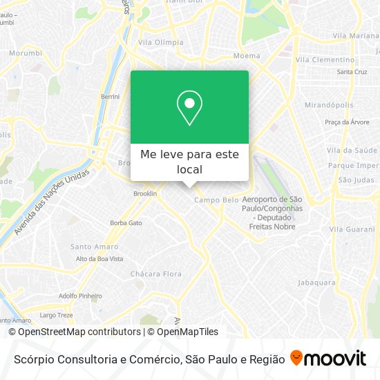 Scórpio Consultoria e Comércio mapa