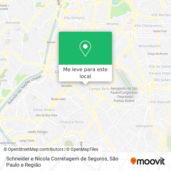 Schneider e Nicola Corretagem de Seguros mapa