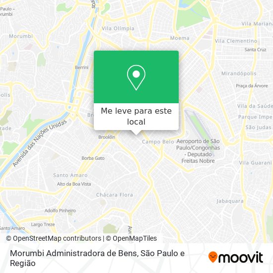 Morumbi Administradora de Bens mapa