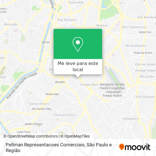 Pellman Representacoes Comerciais mapa