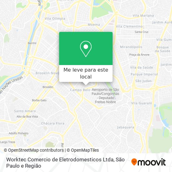 Worktec Comercio de Eletrodomesticos Ltda mapa