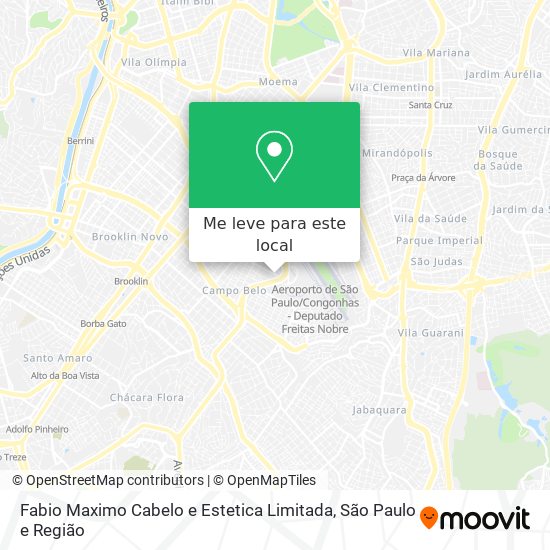 Fabio Maximo Cabelo e Estetica Limitada mapa