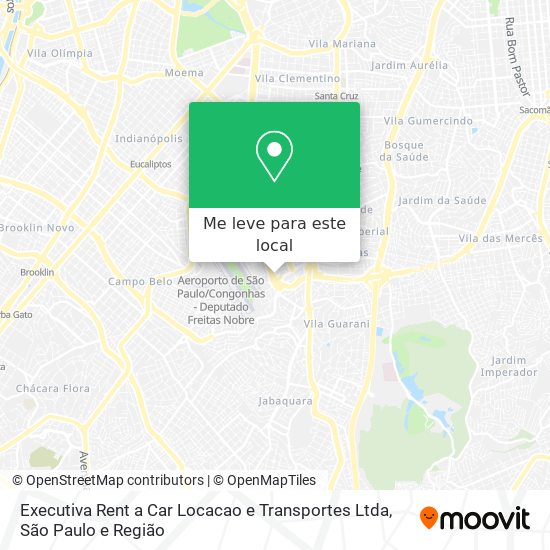Executiva Rent a Car Locacao e Transportes Ltda mapa