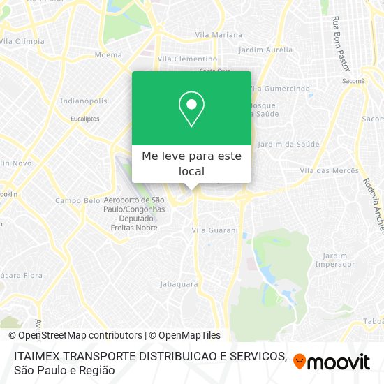 ITAIMEX TRANSPORTE DISTRIBUICAO E SERVICOS mapa