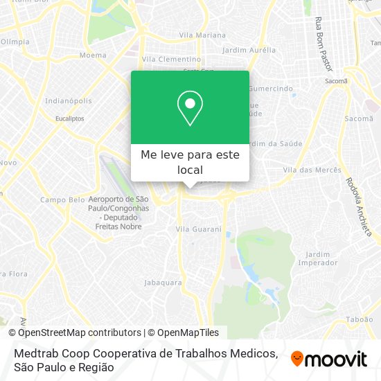 Medtrab Coop Cooperativa de Trabalhos Medicos mapa