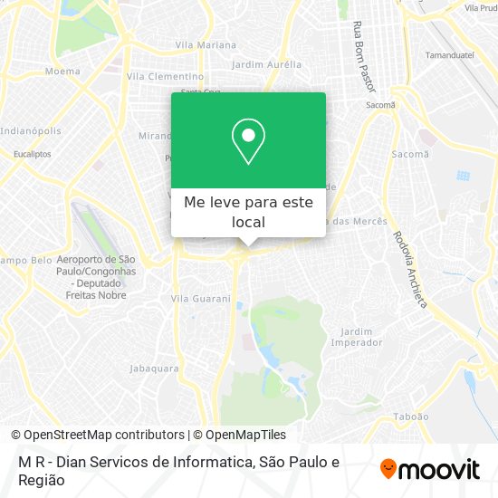 M R - Dian Servicos de Informatica mapa