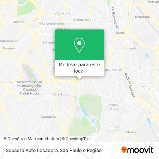 Squadro Auto Locadora mapa