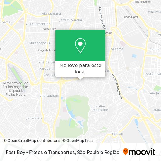 Fast Boy - Fretes e Transportes mapa