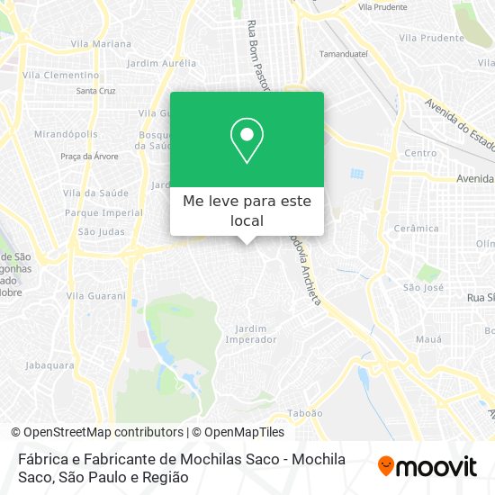 Fábrica e Fabricante de Mochilas Saco - Mochila Saco mapa