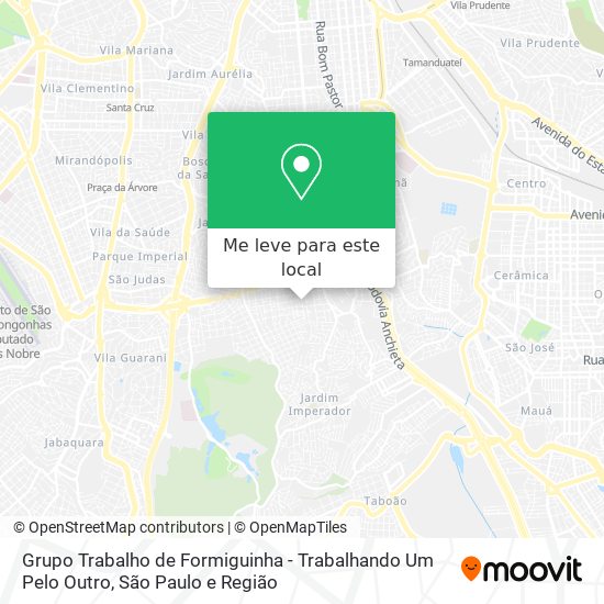 Grupo Trabalho de Formiguinha - Trabalhando Um Pelo Outro mapa