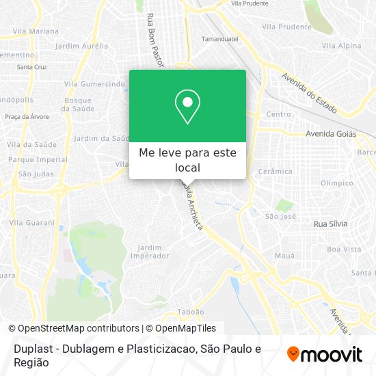 Duplast - Dublagem e Plasticizacao mapa