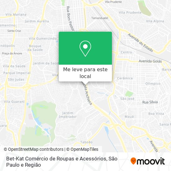 Bet-Kat Comércio de Roupas e Acessórios mapa