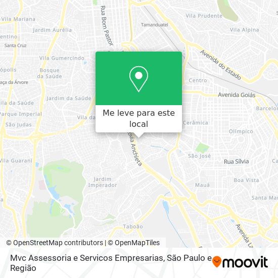 Mvc Assessoria e Servicos Empresarias mapa