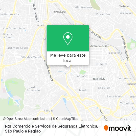 Rgr Comercio e Servicos de Seguranca Eletronica mapa