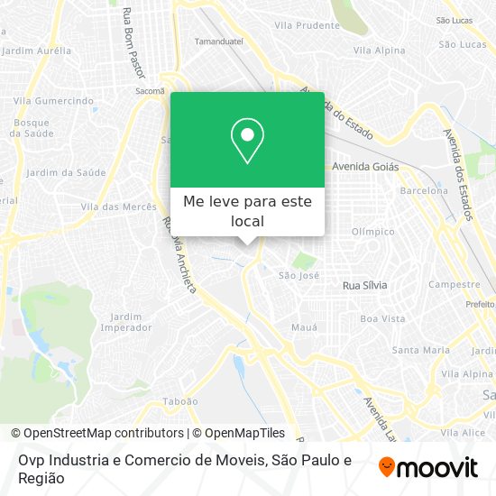 Ovp Industria e Comercio de Moveis mapa