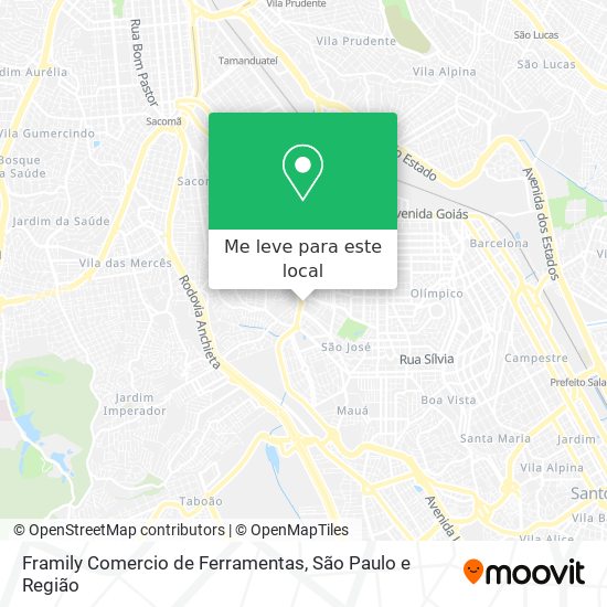 Framily Comercio de Ferramentas mapa