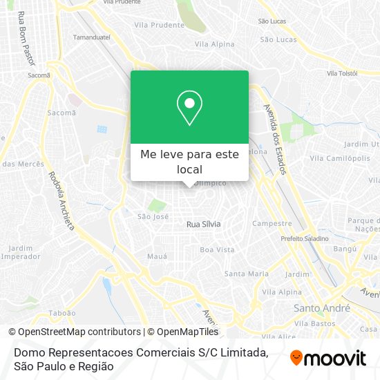 Domo Representacoes Comerciais S / C Limitada mapa