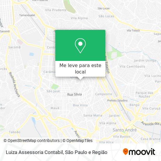 Luiza Assessoria Contabil mapa