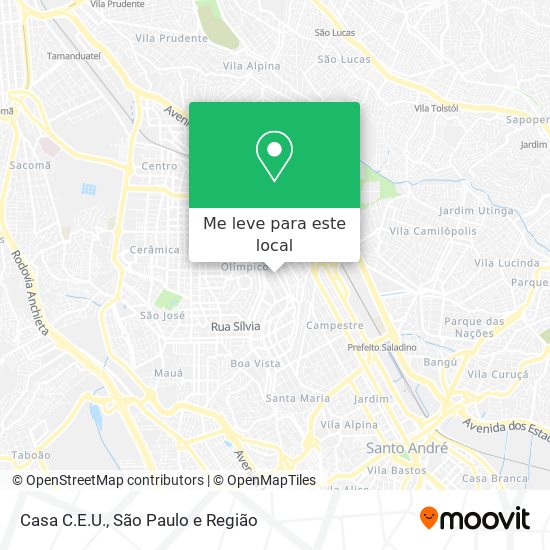 Casa C.E.U. mapa