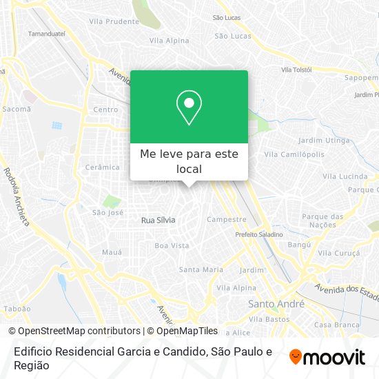 Edificio Residencial Garcia e Candido mapa