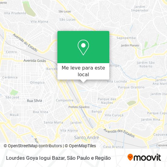 Lourdes Goya Iogui Bazar mapa